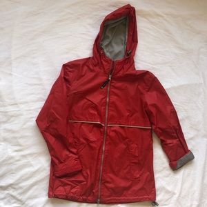 Little Red Rain Coat
